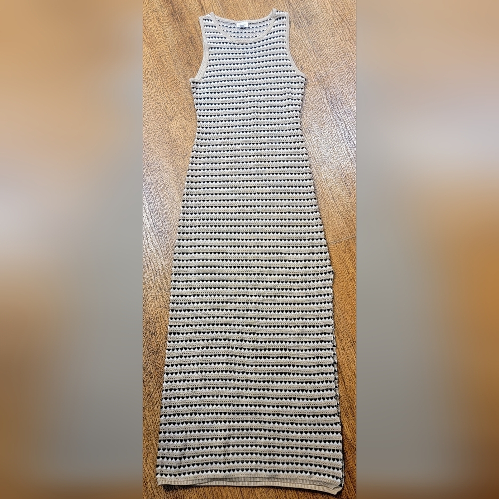 Le Lis Collection Striped Sleeveless Maxi Dress Sz S